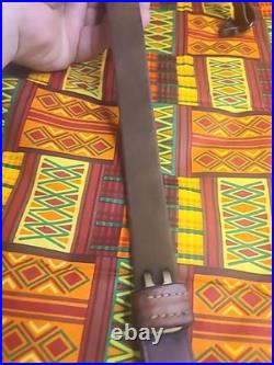 Vintage The George Lawrence Co #57 Leather Rifle Sling With Swivels