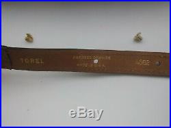 Vintage Torel #4882 Brown Leather Suede Rifle Sling Original Box USA #4882 Nice
