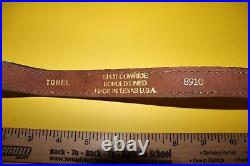 Vintage Torel #8910 Padded Split Cowhide Rifle Sling Made In Texas USA