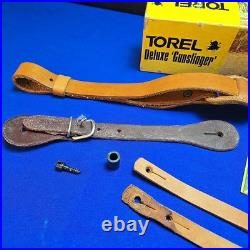 Vintage Torel Deluxe Gunslinger Rifle Sling Harness Brown Leather Adjustable