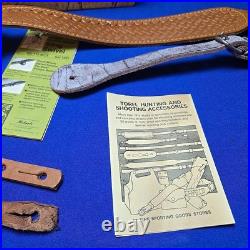 Vintage Torel Deluxe Gunslinger Rifle Sling Harness Brown Leather Adjustable