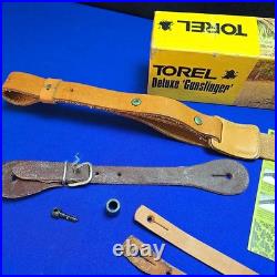 Vintage Torel Deluxe Gunslinger Rifle Sling Harness Brown Leather Adjustable