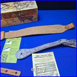 Vintage Torel Deluxe Gunslinger Rifle Sling Harness Brown Leather Adjustable