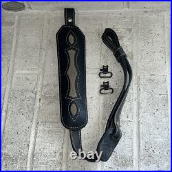 Vintage Torel Gun Slinger Stitched Padded Suede Backed Rifle Sling With Swivels