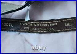 Vintage Torel Padded Leather & Suede Adjustable Rifle Sling Hunting Strap