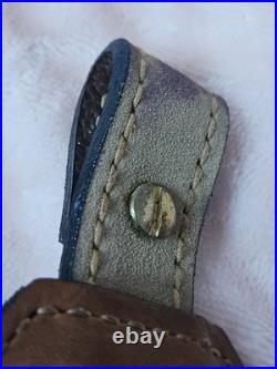 Vintage Torel Padded Leather & Suede Adjustable Rifle Sling Hunting Strap