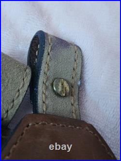 Vintage Torel Padded Leather & Suede Adjustable Rifle Sling Hunting Strap