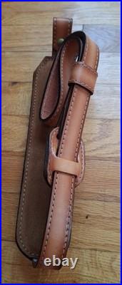 Vintage Torel Tooled Brown Bear Grizzly Leather Rifle Padded Sling Model 4753