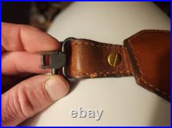 Vintage Torel Tooled Brown Bear Grizzly Leather Rifle Padded Sling Model 4753