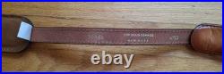 Vintage Torel Tooled Brown Bear Grizzly Leather Rifle Padded Sling Model 4753