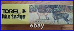 Vintage Torel Tooled Brown Bear Grizzly Leather Rifle Padded Sling Model 4753