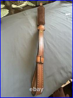 Vintage Torel USA Made Rifle Sling Cowhide 4843 Tooled Leopard Hunting