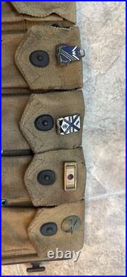 Vintage US Military Lot WWI WWII Korean Vietnam Gear Canteen Belt Sling