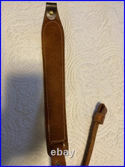 Vintage USA Hunter Leather Cobra Style Rifle Quick Adjust Rifle Sling 71393 NICE