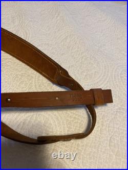 Vintage USA Hunter Leather Cobra Style Rifle Quick Adjust Rifle Sling 71393 NICE