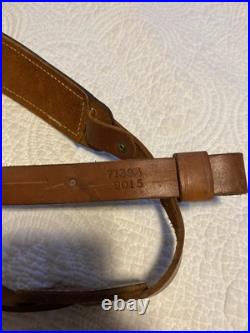 Vintage USA Hunter Leather Cobra Style Rifle Quick Adjust Rifle Sling 71393 NICE