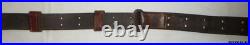 Vintage WW2 Leather R-S GMS Rifle Sling with Brass Hardware