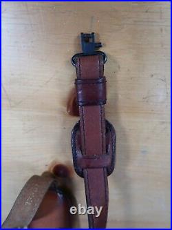 Vintage Weatherby Rifle Sling 4770 Tooled Elephant Hunting 300 WBY MAG