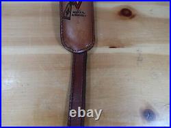 Vintage Weatherby Rifle Sling 4770 Tooled Elephant Hunting 300 WBY MAG