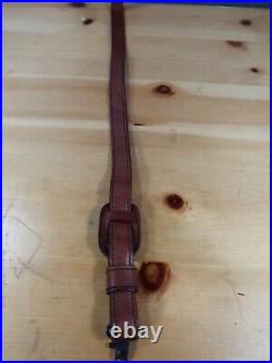 Vintage Weatherby Rifle Sling 4770 Tooled Elephant Hunting 300 WBY MAG