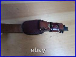 Vintage Weatherby Rifle Sling 4770 Tooled Elephant Hunting 300 WBY MAG