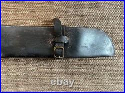 Vintage Wild Hog Gunleather Maker Leather Rifle Sling For Atv Hunting Horseback