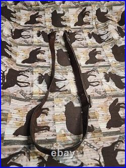 Vintage Williams Style Rifle Sling With Winchester Fish Hook Sling Swivels
