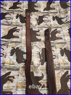 Vintage Williams Style Rifle Sling With Winchester Fish Hook Sling Swivels