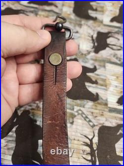 Vintage Williams Style Rifle Sling With Winchester Fish Hook Sling Swivels
