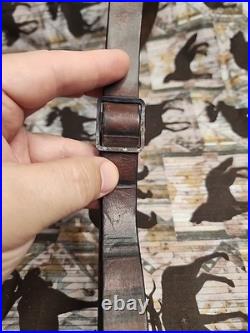 Vintage Williams Style Rifle Sling With Winchester Fish Hook Sling Swivels