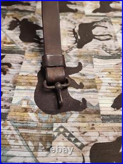 Vintage Williams Style Rifle Sling With Winchester Fish Hook Sling Swivels