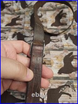 Vintage Williams Style Rifle Sling With Winchester Fish Hook Sling Swivels