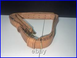 Vintage Winchester Leather 1 Rifle Sling Brown Adjustable 1990's