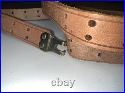 Vintage Winchester Leather 1 Rifle Sling Brown Adjustable 1990's