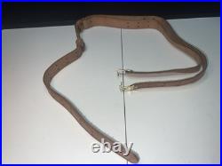 Vintage Winchester Leather 1 Rifle Sling Brown Adjustable 1990's