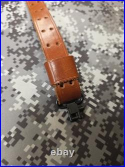 Vintage Winchester Leather Rifle Buckle Sling With Swivels Win Winchester Sling