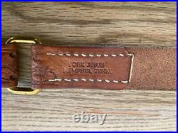 Vintage York Arms Memphis TN Gun Rifle Leather Sling Hunting Safari