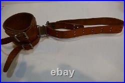 Vintage leather Al FreeLand 50's, Armband Cuff & Detachable adjust rifle sling