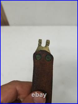 Vtg BOYT TOOLED NARROW LEATHER RIFLE SLING WITH SWIVELS 1 Winchester 70