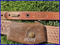 Vtg. Bianchi Cobra Leather Rifle Sling