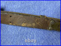 Vtg Brauer Bros. Leather Rifle Sling 1 Inch Wide Adjustable