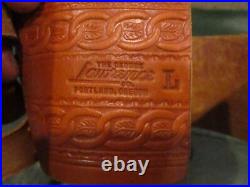 Vtg GEORGE LAWRENCE large Arm Cuff Competition shoot Target Rifle Leather Sling