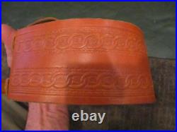 Vtg GEORGE LAWRENCE large Arm Cuff Competition shoot Target Rifle Leather Sling