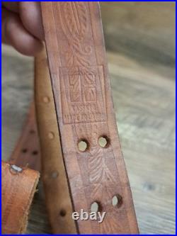 Vtg Kassinar Stamped Leather 1 Rifle Sling