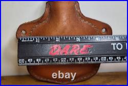 Vtg Leather Round Ball Flask, daisy Powerline Slingshot, 59 Balls, will Need A Band