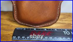Vtg Leather Round Ball Flask, daisy Powerline Slingshot, 59 Balls, will Need A Band
