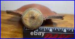 Vtg Leather Round Ball Flask, daisy Powerline Slingshot, 59 Balls, will Need A Band