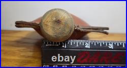 Vtg Leather Round Ball Flask, daisy Powerline Slingshot, 59 Balls, will Need A Band