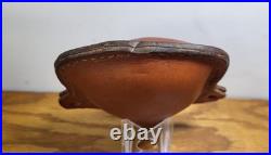 Vtg Leather Round Ball Flask, daisy Powerline Slingshot, 59 Balls, will Need A Band