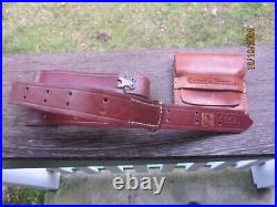 Vtg Redhead 158t 1 1/4 Military Rifle Sling & Crane & Crane Ltd 6 Rd. Ammo Case